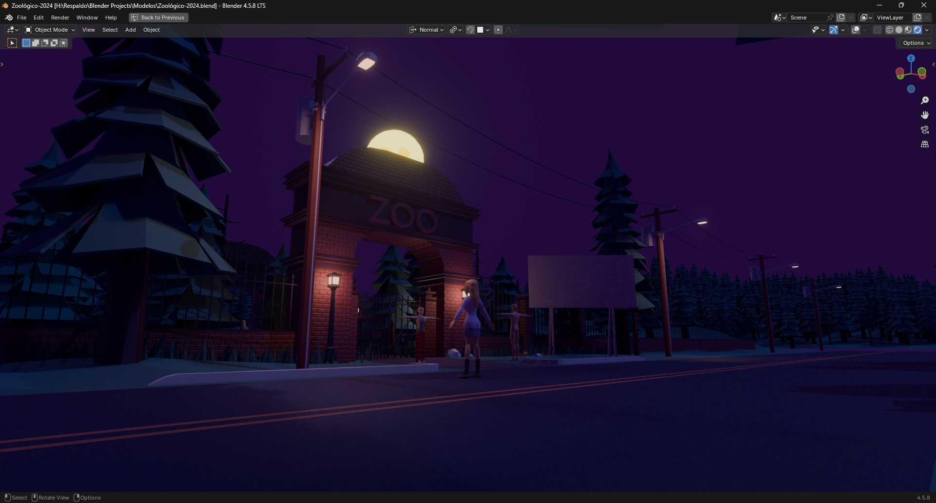 Prototipo de Ritual Gaslight en 3D y Modelado en Blender